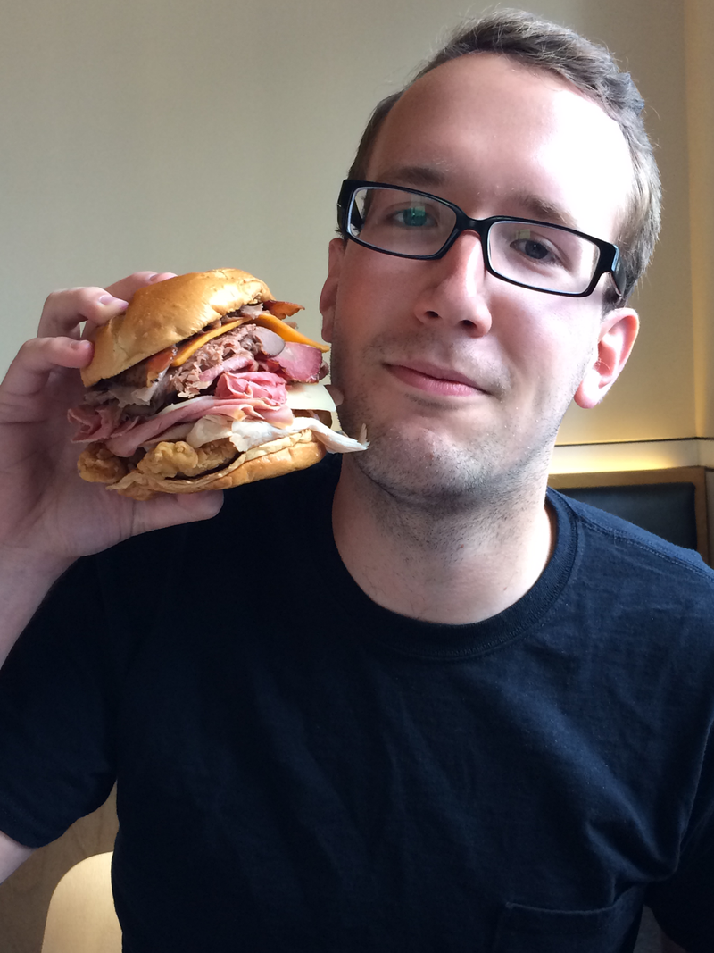 Illustration for article titled The A.V. Club climbed Arby’s Meat Mountain and gazed upon its wonder
